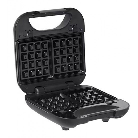 Grill Elétrico e Máquina de Waffle 2 em 1